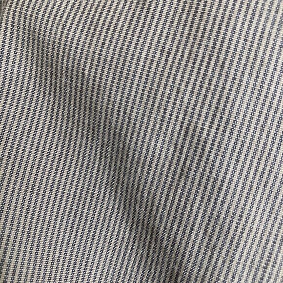 Akris Punto Womens Pants Trousers Deep Cuffs Pin Striped Tan Career Summ… - Picture 4 of 10